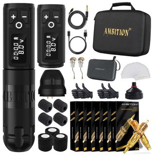 Tattoo Kit | Ambition Soldier Wireless Tattoo Machine Kit 2 thumbnail 1