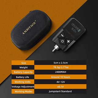 Ambition Torped Wireless Tattoo Machine Kit thumbnail 18