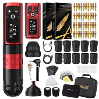 Tattoo Kit | Ambition Soldier Wireless Tattoo Machine Kit 3 thumbnail 7