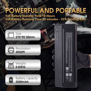 Ambition Wireless Tattoo Stencil Printer with 20Pcs Transfer Paper thumbnail 5