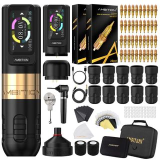 Tattoo Kit | Ambition Zetton Wireless Tattoo Machine Kit thumbnail 2