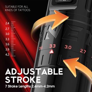 Xnet Vipera Adjustable Stroke Wireless Tattoo Machine Pen thumbnail 8