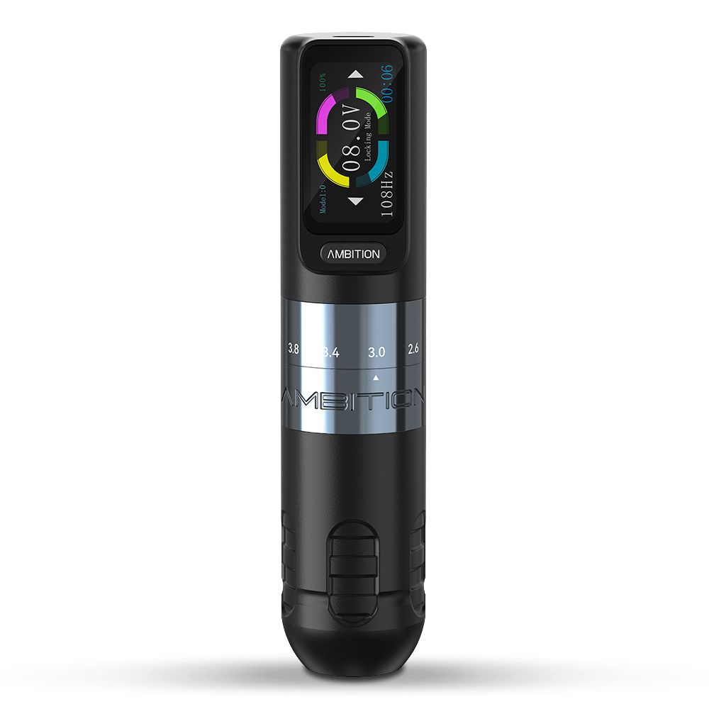 Ambition Seher Adjustable Stroke Wireless Tattoo Machine Pen