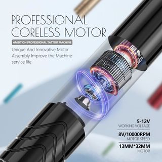 Ambition Rotary Tattoo Machine Permanent Makeup Tattoo Pen thumbnail 9