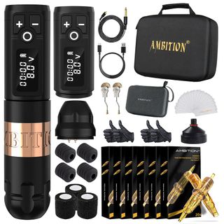 Tattoo Kit | Ambition Soldier Wireless Tattoo Machine Kit 2 thumbnail 2