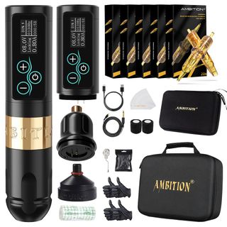 Tattoo Kit | Ambition Vibe Wireless Tattoo Machine Kit thumbnail 1