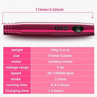 Ambition Dragonkiss Wireless Tattoo Machine Eyebrows Lips Eyeliner thumbnail 7