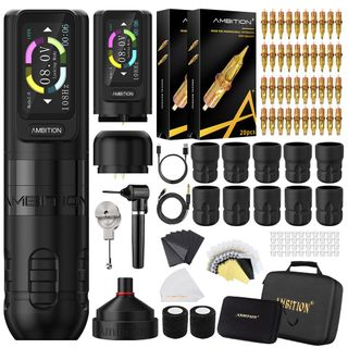 Tattoo Kit | Ambition Zetton Wireless Tattoo Machine Kit thumbnail 1