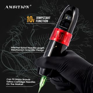 Tattoo Kit | Ambition Troll Wireless Tattoo Machine Kit thumbnail 7