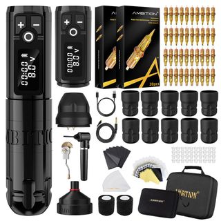 Tattoo Kit | Ambition Soldier Wireless Tattoo Machine Kit 3 thumbnail 6