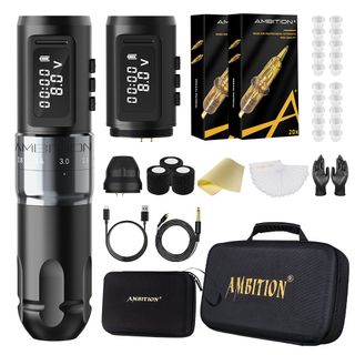 Tattoo Kit | Ambition Mars-U Wireless Tattoo Machine Kit thumbnail 3