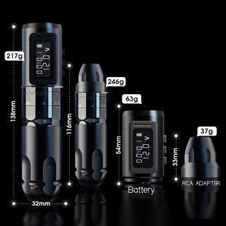 Ambition Mars-U Adjustable Stroke Wireless Tattoo Machine thumbnail 8