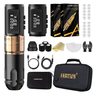 Tattoo Kit | Ambition Mars-U Wireless Tattoo Machine Kit thumbnail 2