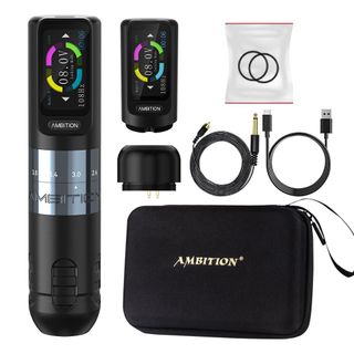 Ambition Seher Adjustable Stroke Wireless Tattoo Machine Pen thumbnail 21