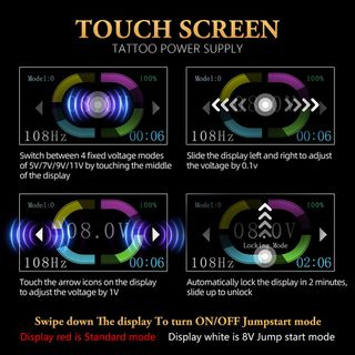 Ambition S1 Touch Screen Tattoo Battery Wristband Supply thumbnail 12