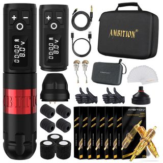 Tattoo Kit | Ambition Soldier Wireless Tattoo Machine Kit 2 thumbnail 3