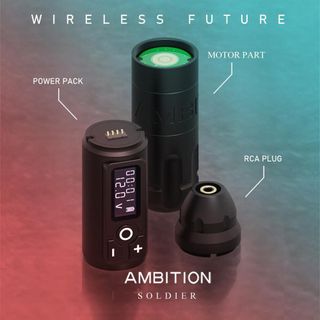 Ambition Soldier Wireless Tattoo Machine Pen thumbnail 2
