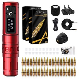 Tattoo Kit | Ambition Storm Wand Wireless Tattoo Machine kit thumbnail 3