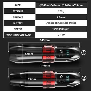 Ambition Troll Wireless Tattoo Machine thumbnail 16