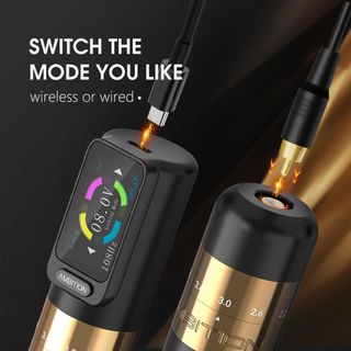 Ambition Seher Adjustable Stroke Wireless Tattoo Machine Pen thumbnail 10