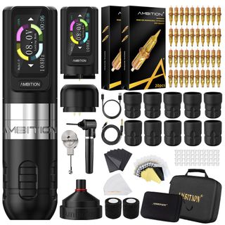 Tattoo Kit | Ambition Zetton Wireless Tattoo Machine Kit thumbnail 3