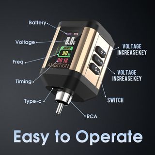 Ambition Korall Mini RCA Tattoo Power Supply thumbnail 5