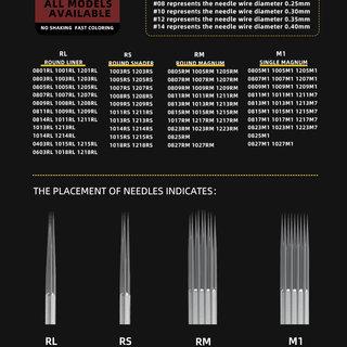 9 Dragon Tattoo Needle Cartridges thumbnail 8