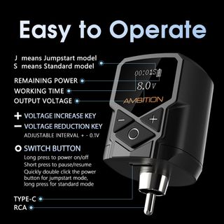 Ambition Torped Wireless Tattoo Machine Kit thumbnail 31