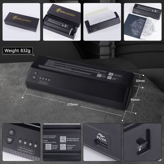 Ambition Wireless Tattoo Stencil Printer with 20Pcs Transfer Paper thumbnail 7