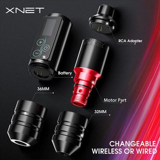 Xnet Vane Wireless Tattoo Machine Brushless Motor thumbnail 6