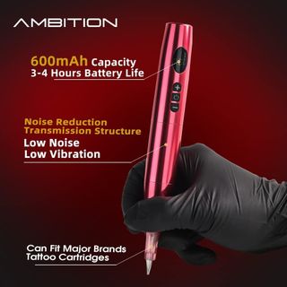 Tattoo Kit | Ambition Dragonkiss Complete Wireless Tattoo Machine Kit thumbnail 7