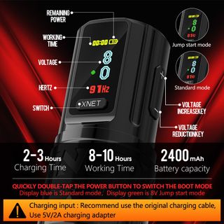Xnet Vipera Adjustable Stroke Wireless Tattoo Machine Pen thumbnail 10