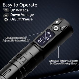 Ambition Storm Wand Wireless Tattoo Machine Pen thumbnail 6