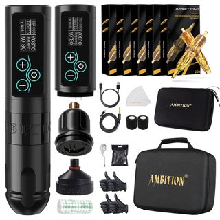 Tattoo Kit | Ambition Vibe Wireless Tattoo Machine Kit thumbnail 2