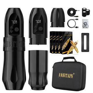 Tattoo Kit | Ambition Troll Wireless Tattoo Machine Kit thumbnail 1