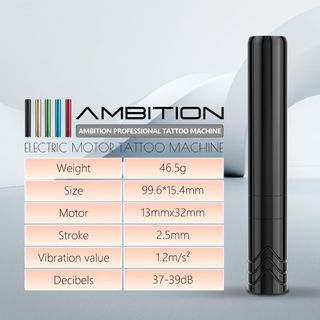 Ambition Rotary Tattoo Machine Permanent Makeup Tattoo Pen thumbnail 10
