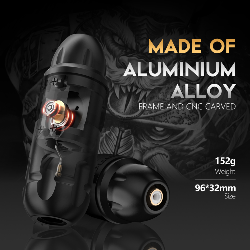 Ambition Shura Rotary Tattoo Machine Short Pen