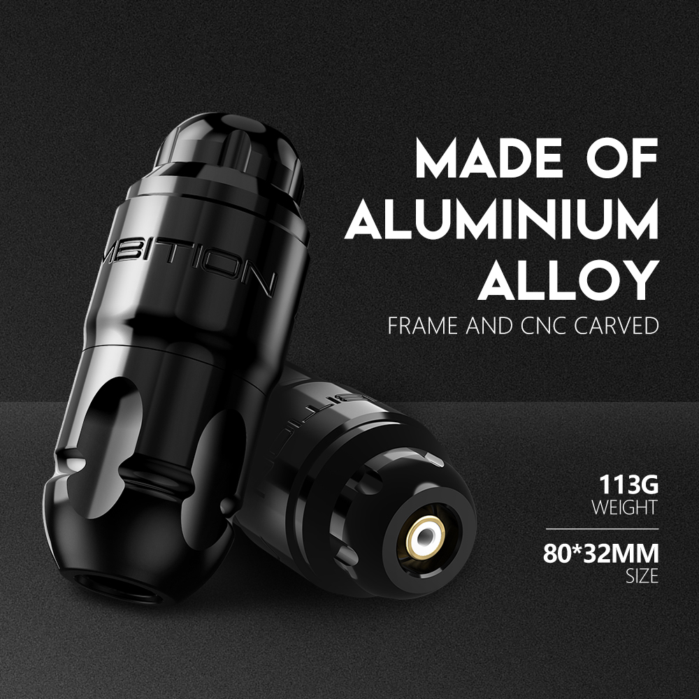 Ambition Lutin Rotary Tattoo Machine Short Pen