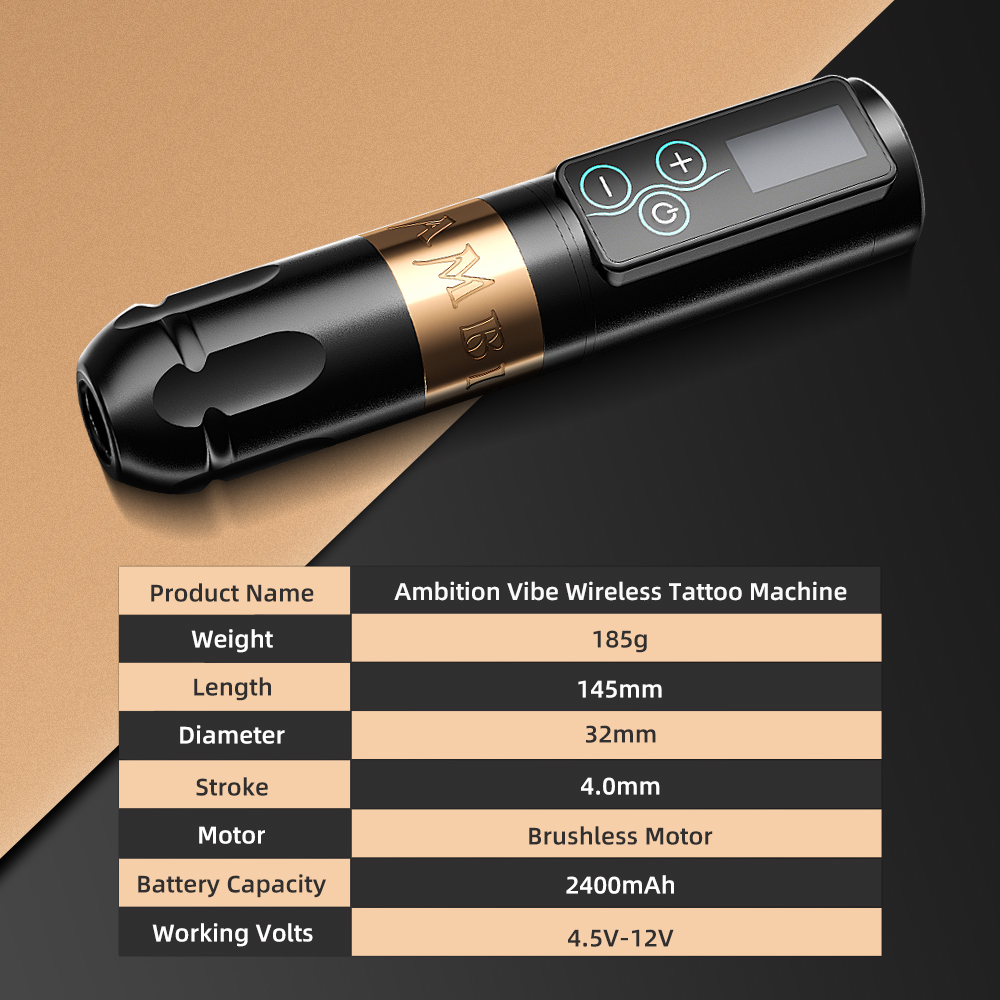 Ambition Vibe Tattoo Machine Brushless Motor
